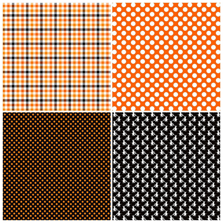 Halloween Ⅳ Scrapbook Paper - 12 Sheets