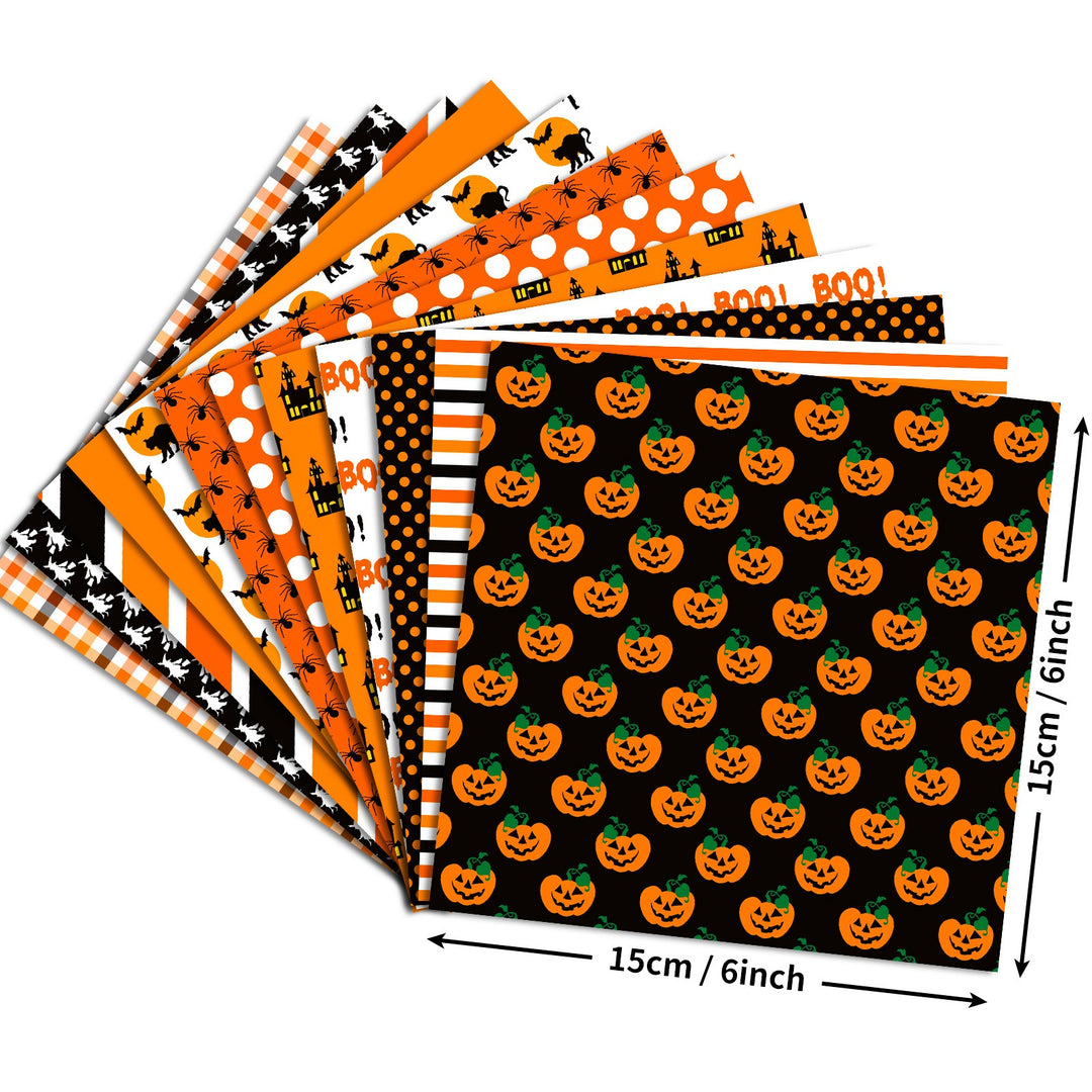 Halloween Ⅳ Scrapbook Paper - 12 Sheets