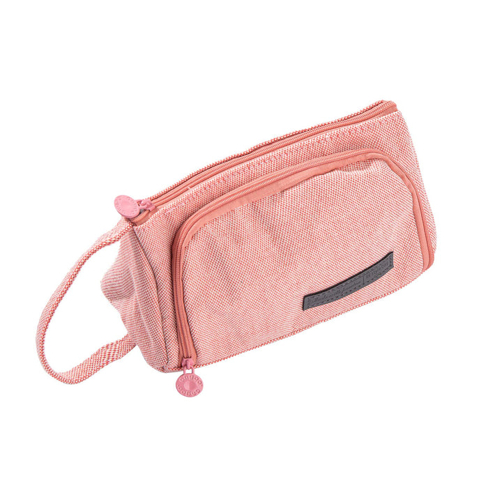 Handheld Pencil Case Large Volume - Peach