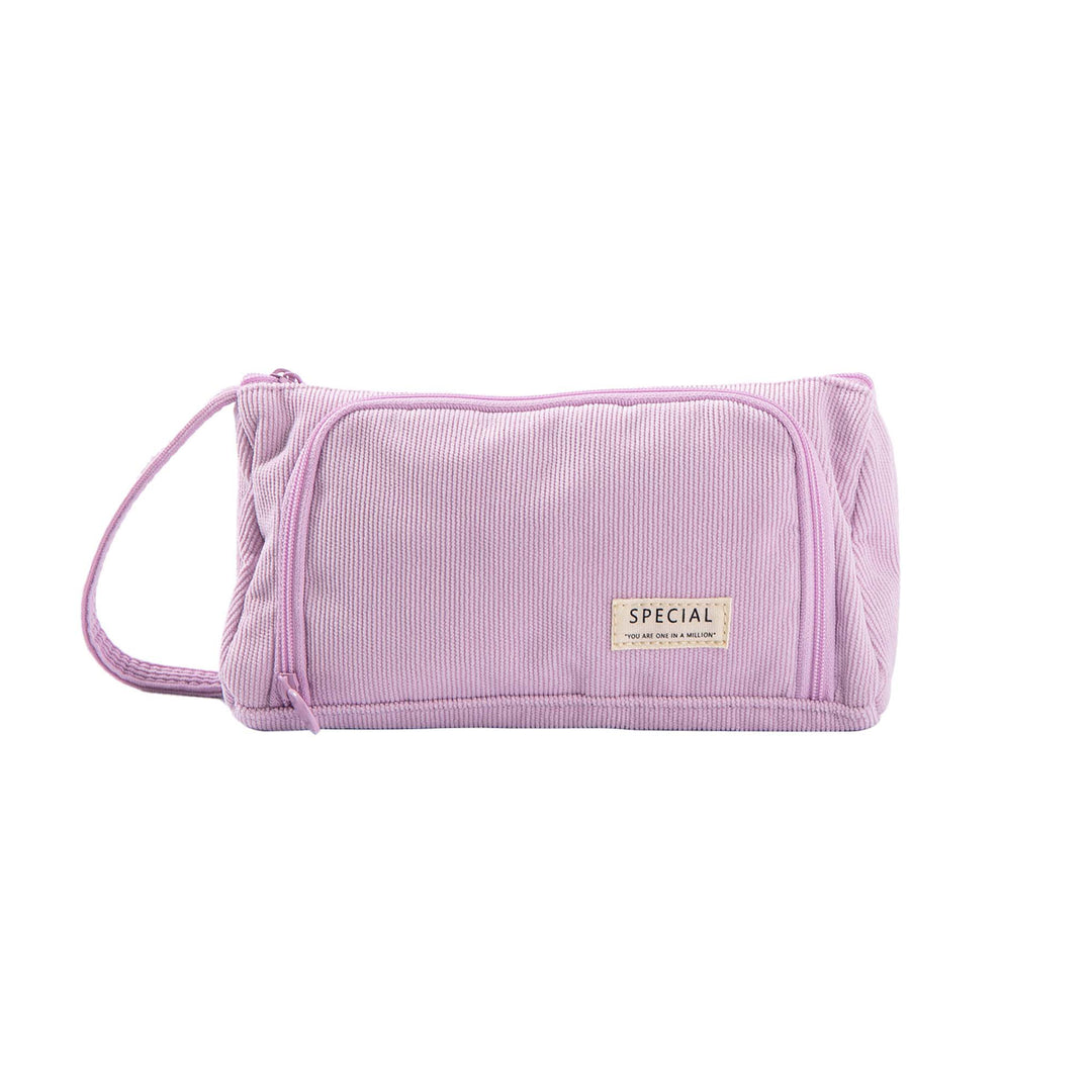 Handheld Pencil Case Large Volume - Purple