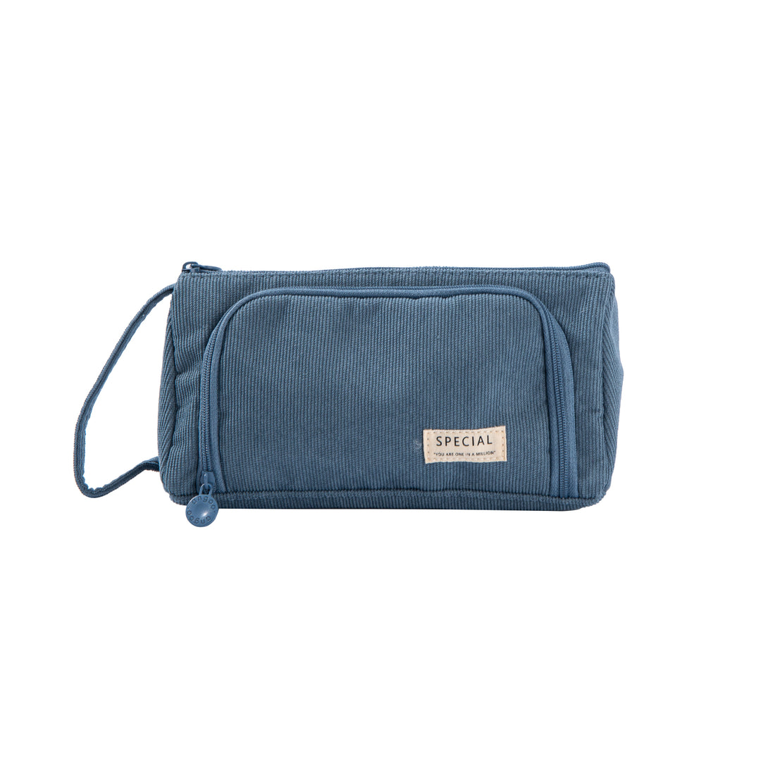 Handheld Pencil Case Large Volume - Airy Blue