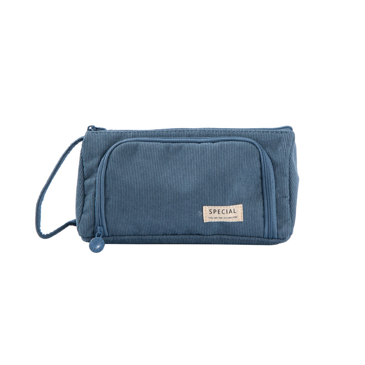 Handheld Pencil Case Large Volume - Airy Blue