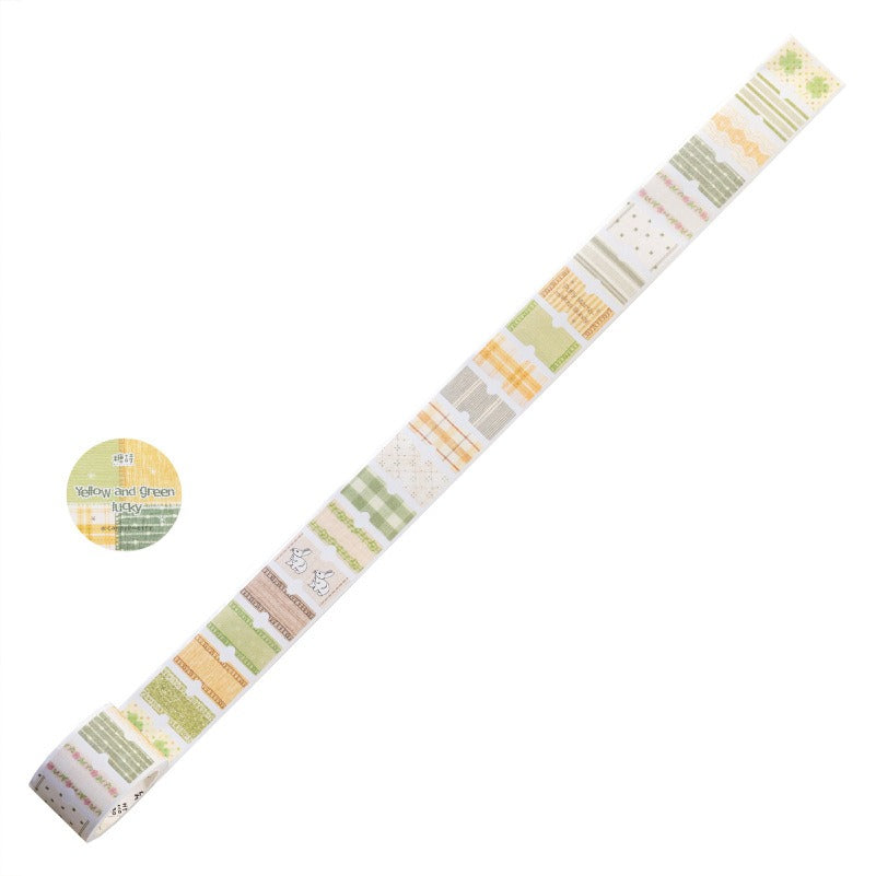 Handmade Fabric Tags Washi Tape