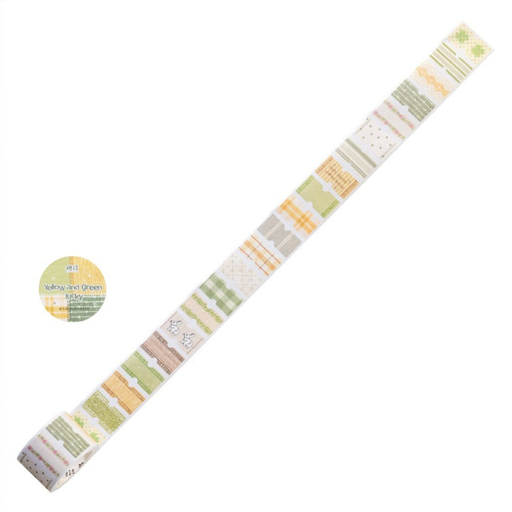 Handmade Fabric Tags Washi Tape