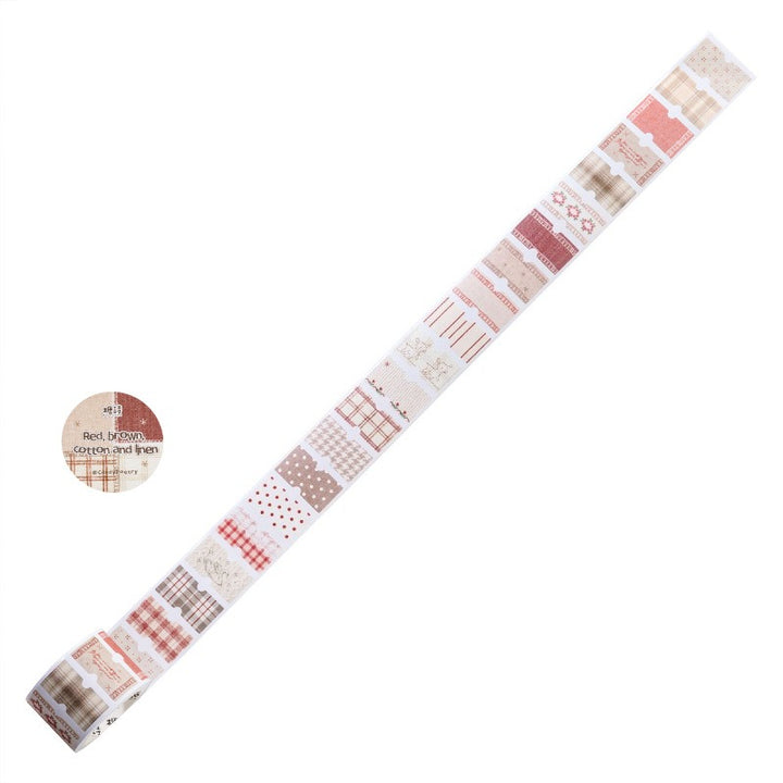 Handmade Fabric Tags Washi Tape