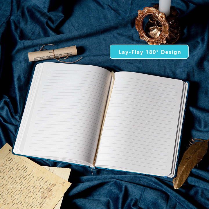 B5 Hardcover 3D Butterfly Notebook - Ruled - Blue