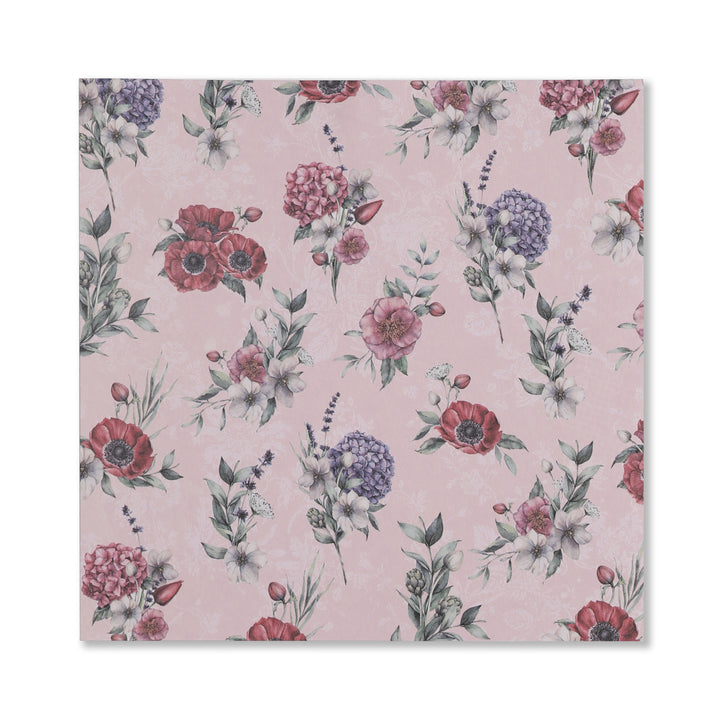 Hydrangea Scrapbook Paper - 12 Sheets