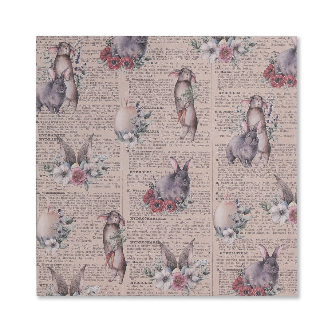 Hydrangea Scrapbook Paper - 12 Sheets