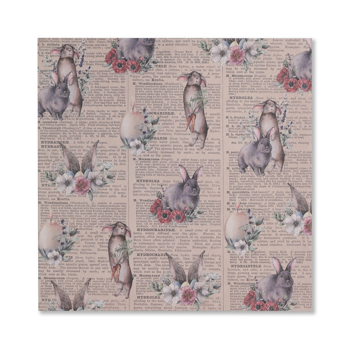 Hydrangea Scrapbook Paper - 12 Sheets