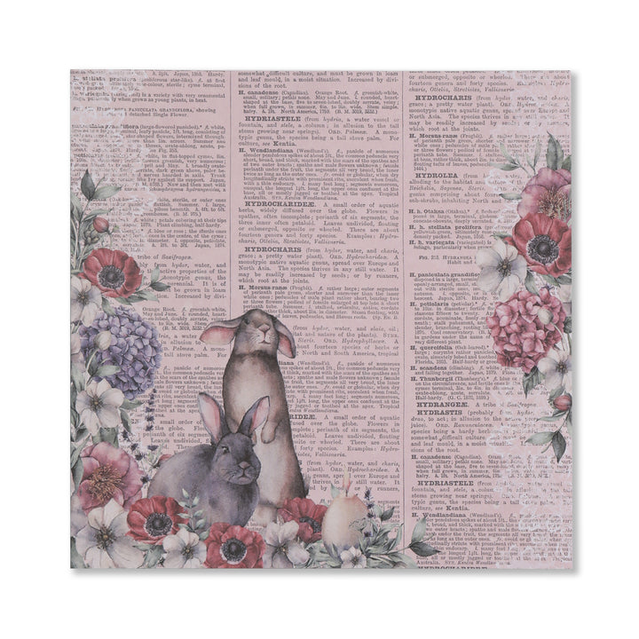 Hydrangea Scrapbook Paper - 12 Sheets