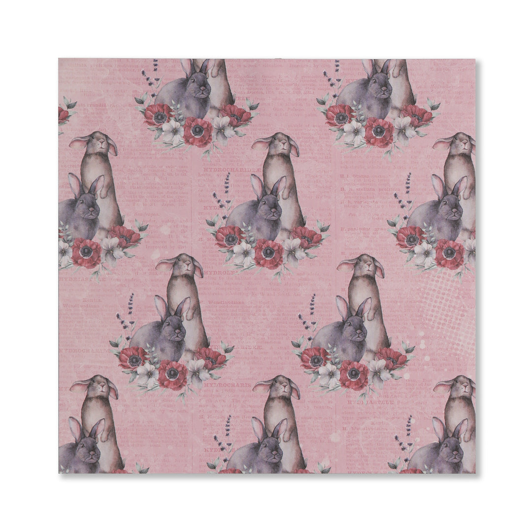Hydrangea Scrapbook Paper - 12 Sheets