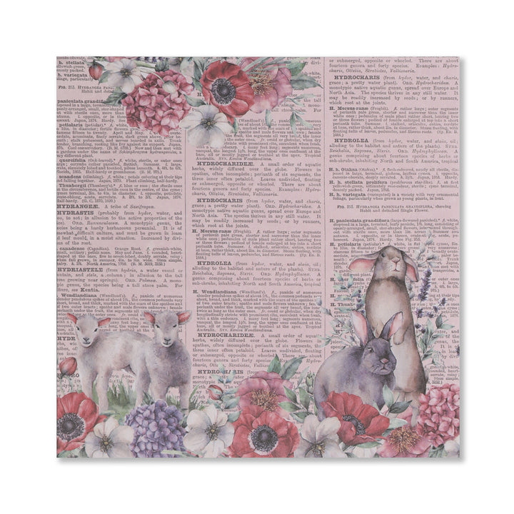Hydrangea Scrapbook Paper - 12 Sheets