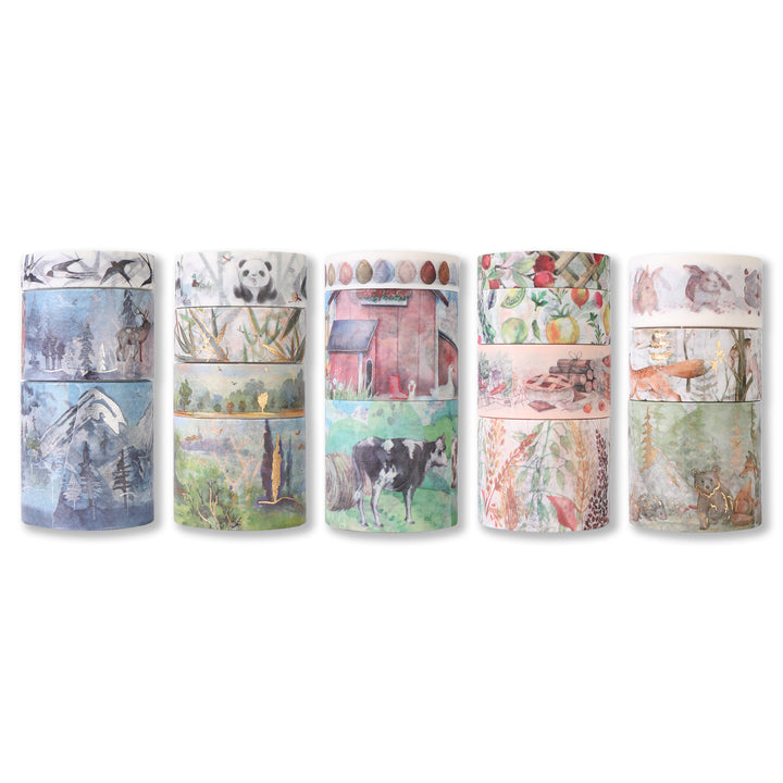 In The Mountains Washi Tape - Set of 17