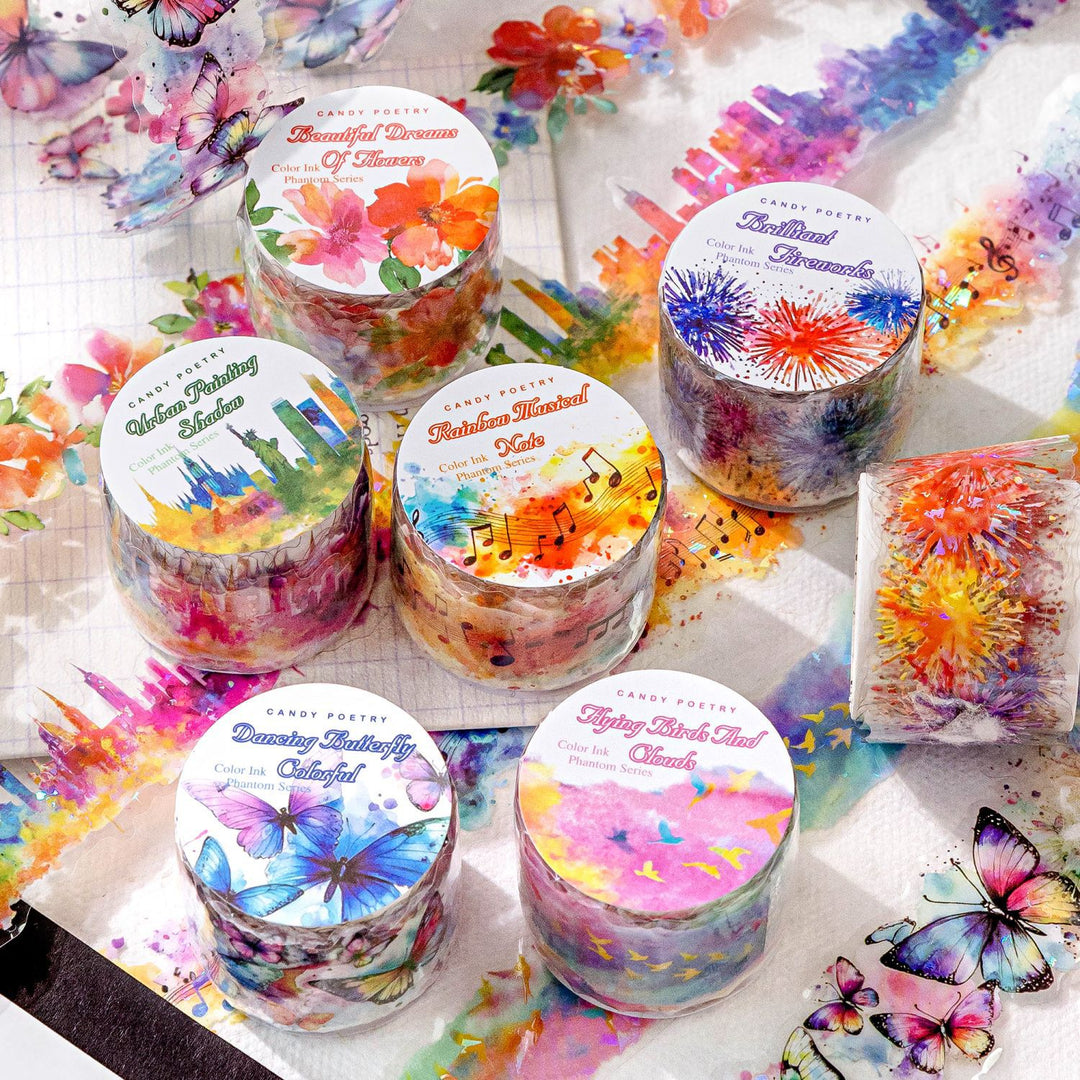 Iridescent Ink Phantom PET Tape