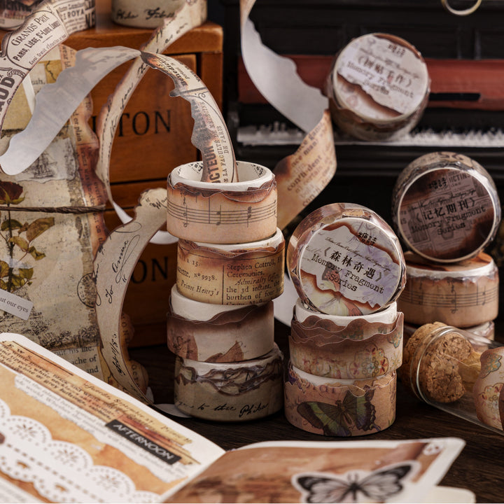 Irregular Edge Vintage Washi Tape