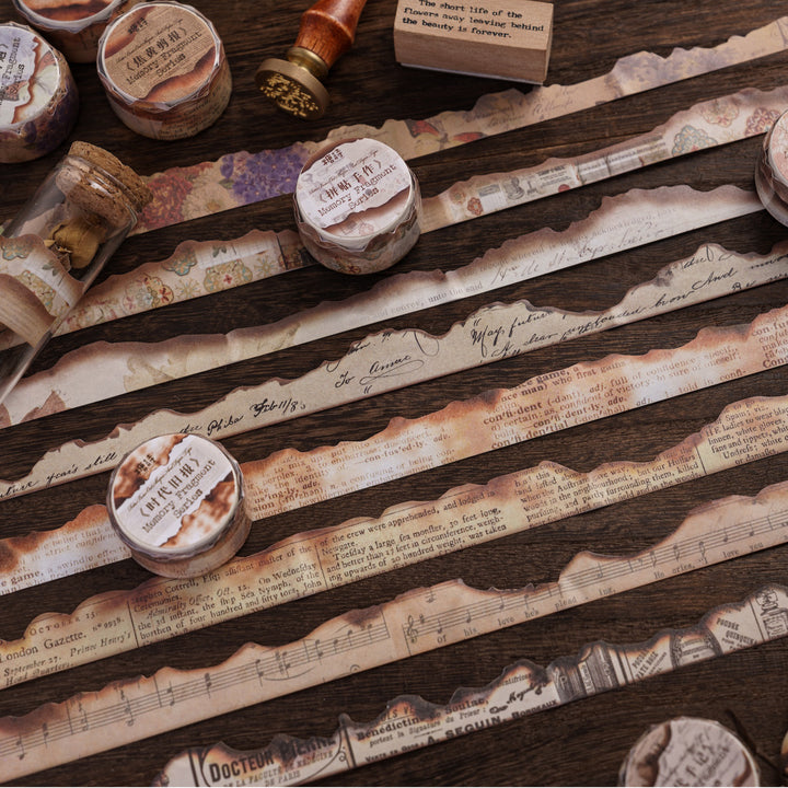 Irregular Edge Vintage Washi Tape