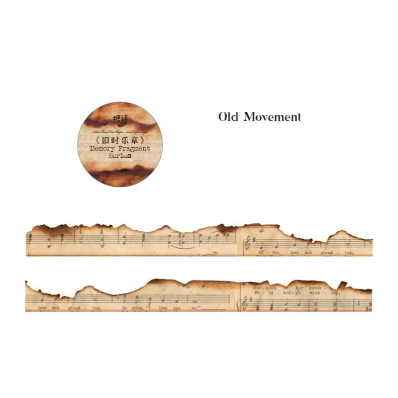 Irregular Edge Vintage Washi Tape