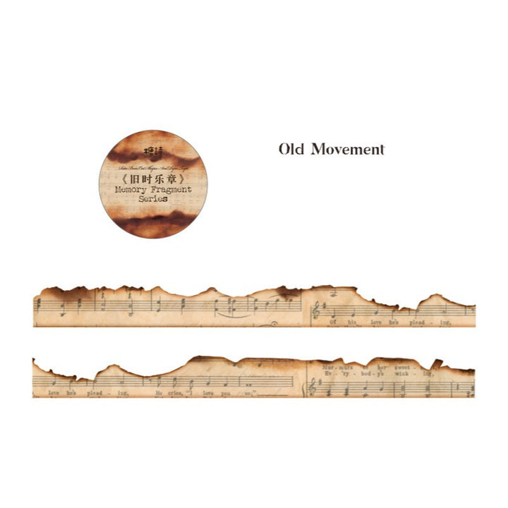 Irregular Edge Vintage Washi Tape