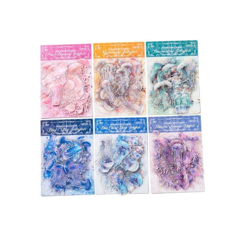 Jellyfish Fantasy Stickers - 240 Pcs