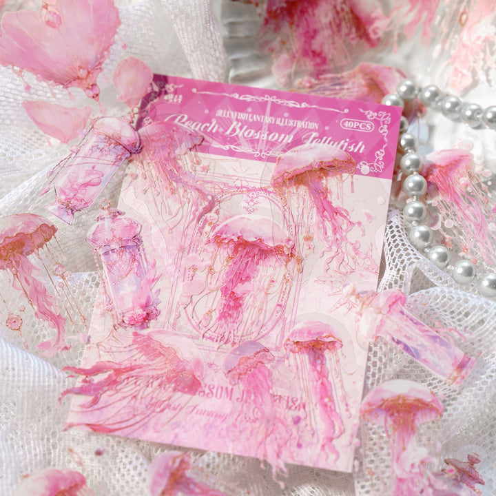 Jellyfish Fantasy Stickers - 240 Pcs