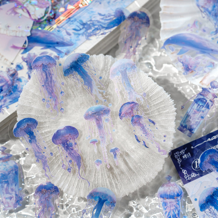Jellyfish Fantasy Stickers - 240 Pcs