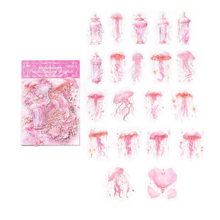 Jellyfish Fantasy Stickers - 240 Pcs