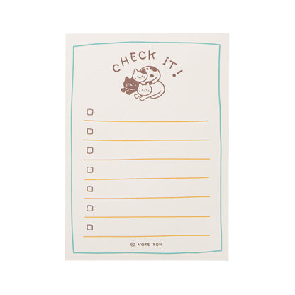 Kawaii To Do List Pad - Cat