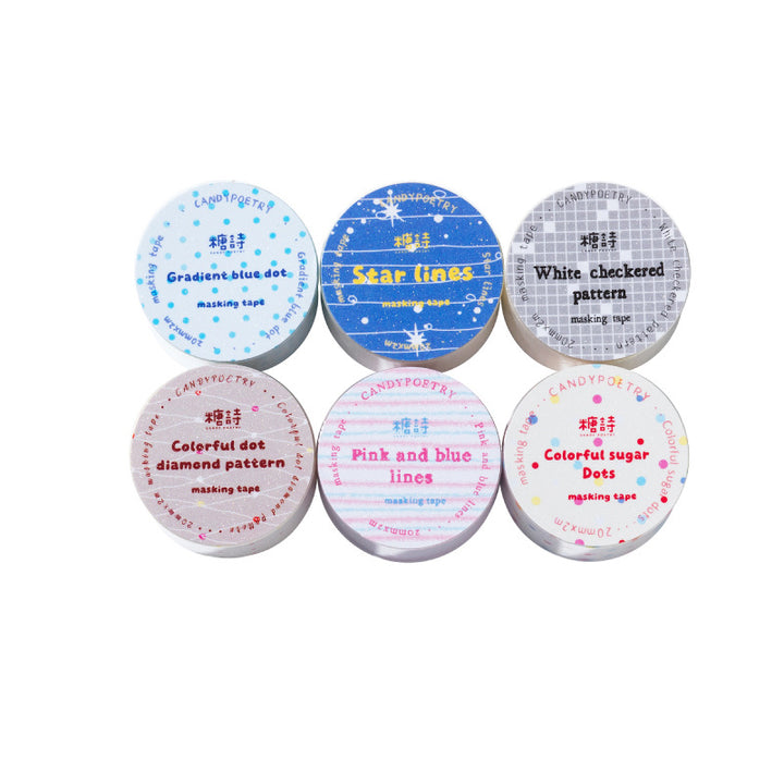 Kawaii Basic Pattern PET Tape