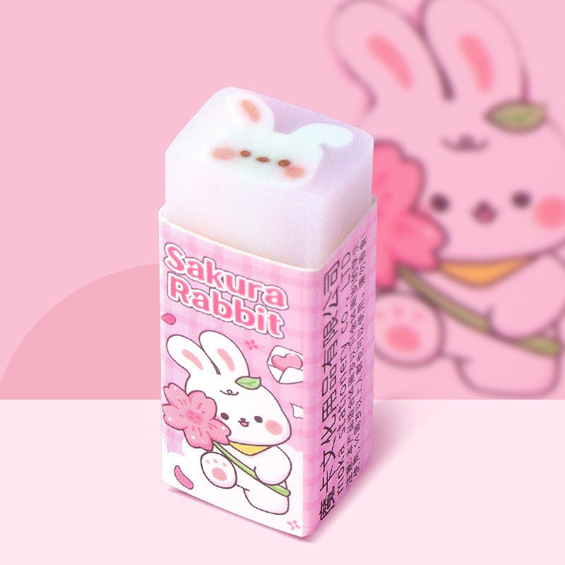 Kawaii Animal &amp; Fruit Sandwich Eraser