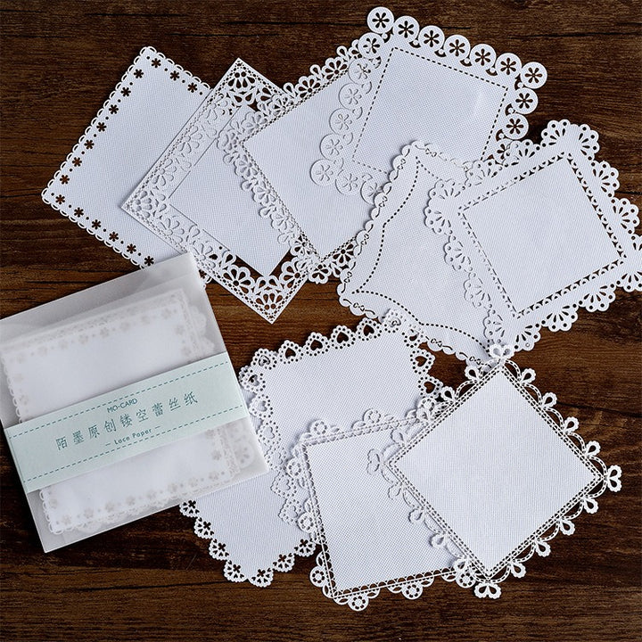 Lace Cut-out Scrapbook Paper - 80 Sheets