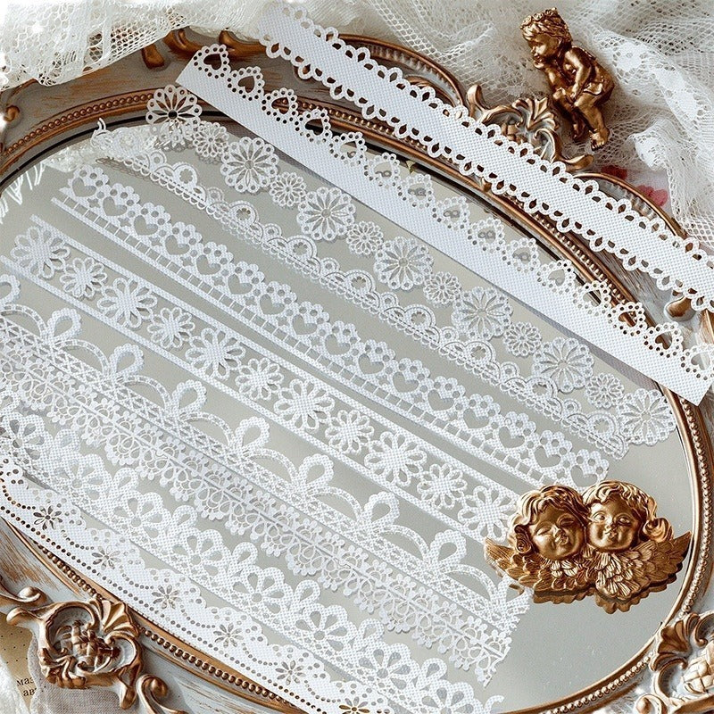 Lace Cut-out Scrapbook Paper - 80 Sheets