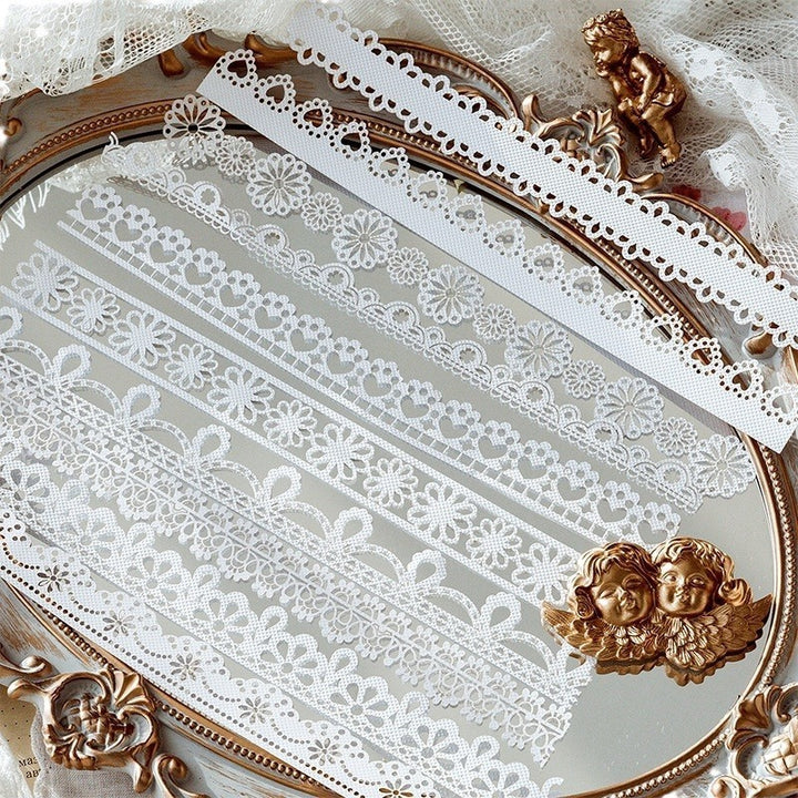 Lace Cut-out Scrapbook Paper - 80 Sheets