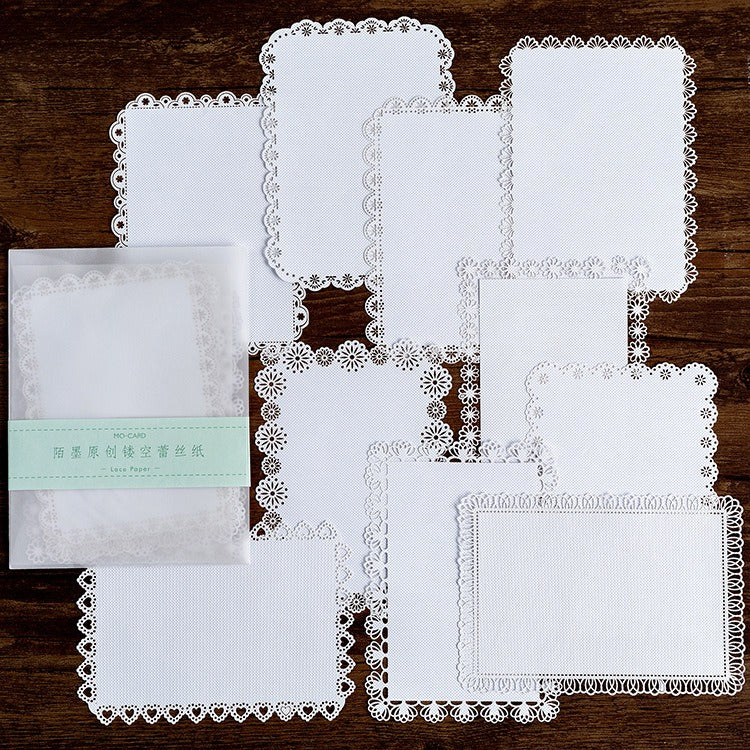 Lace Cut-out Scrapbook Paper - 80 Sheets