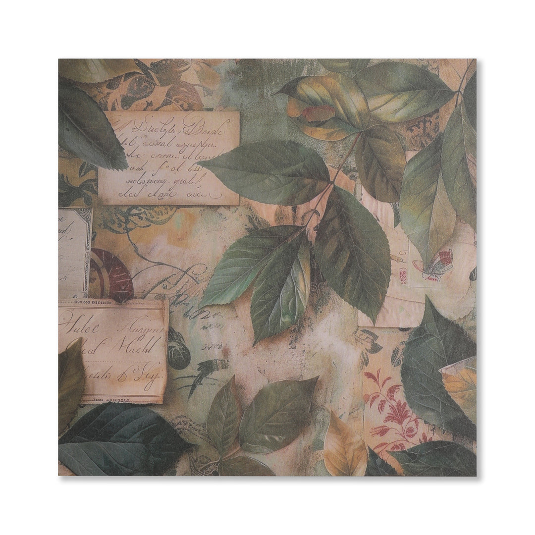 Leaves Scrapbook Paper - 12 Sheets