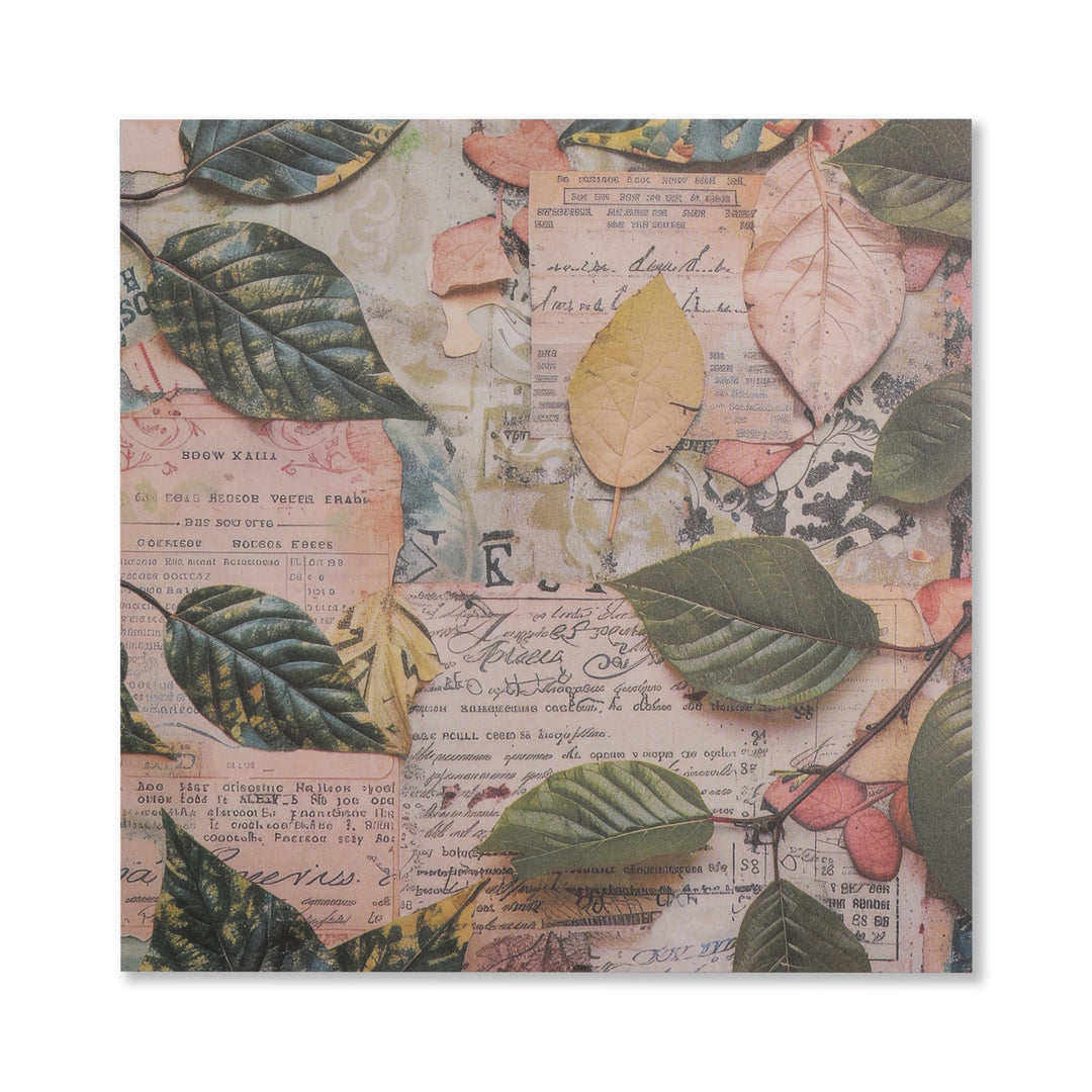 Leaves Scrapbook Paper - 12 Sheets
