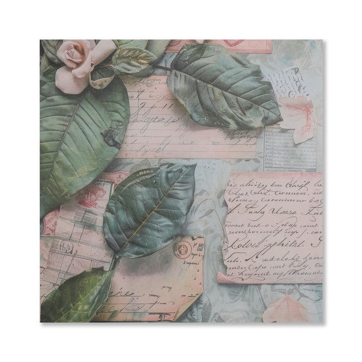 Leaves Scrapbook Paper - 12 Sheets