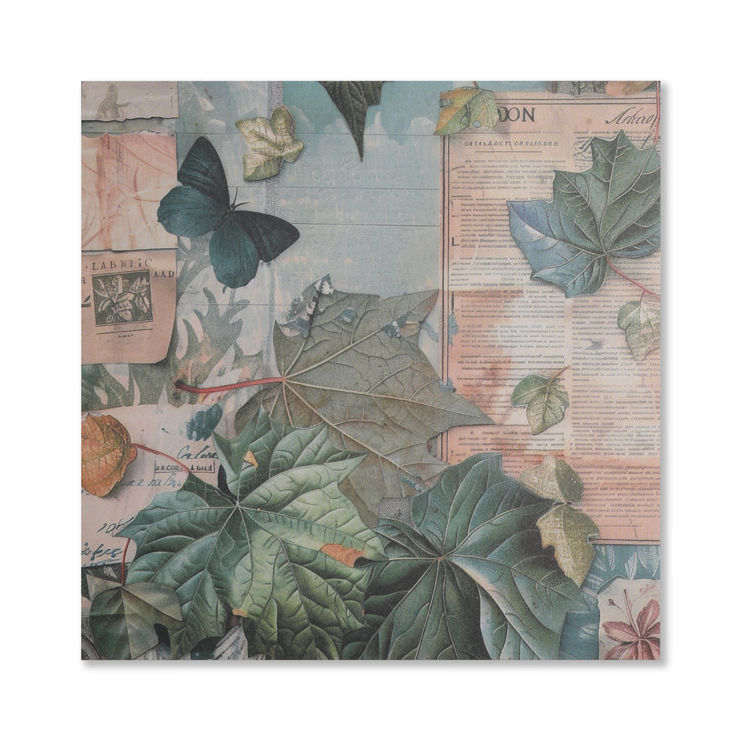Leaves Scrapbook Paper - 12 Sheets