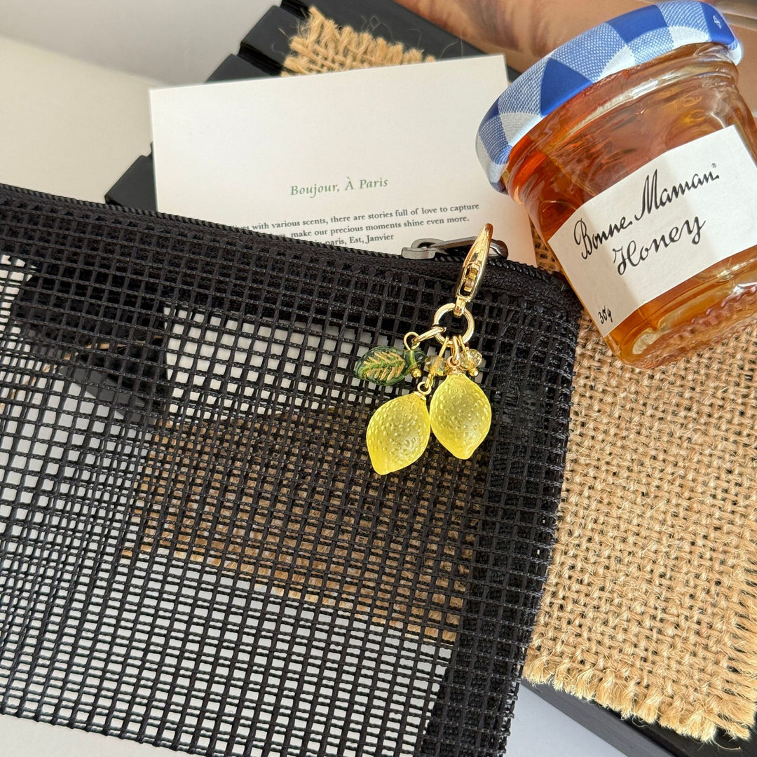 Lemon Lobster Clasp Keychain