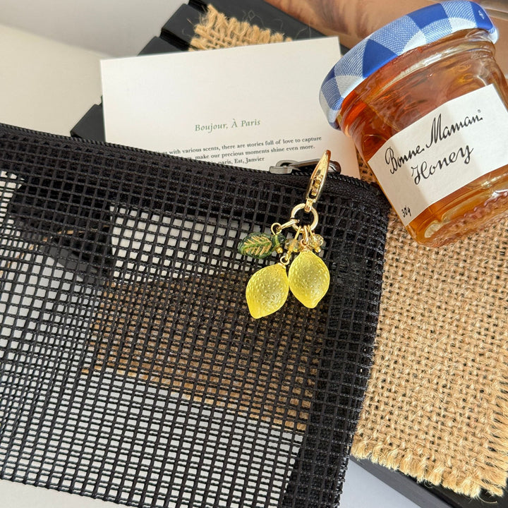 Lemon Lobster Clasp Keychain
