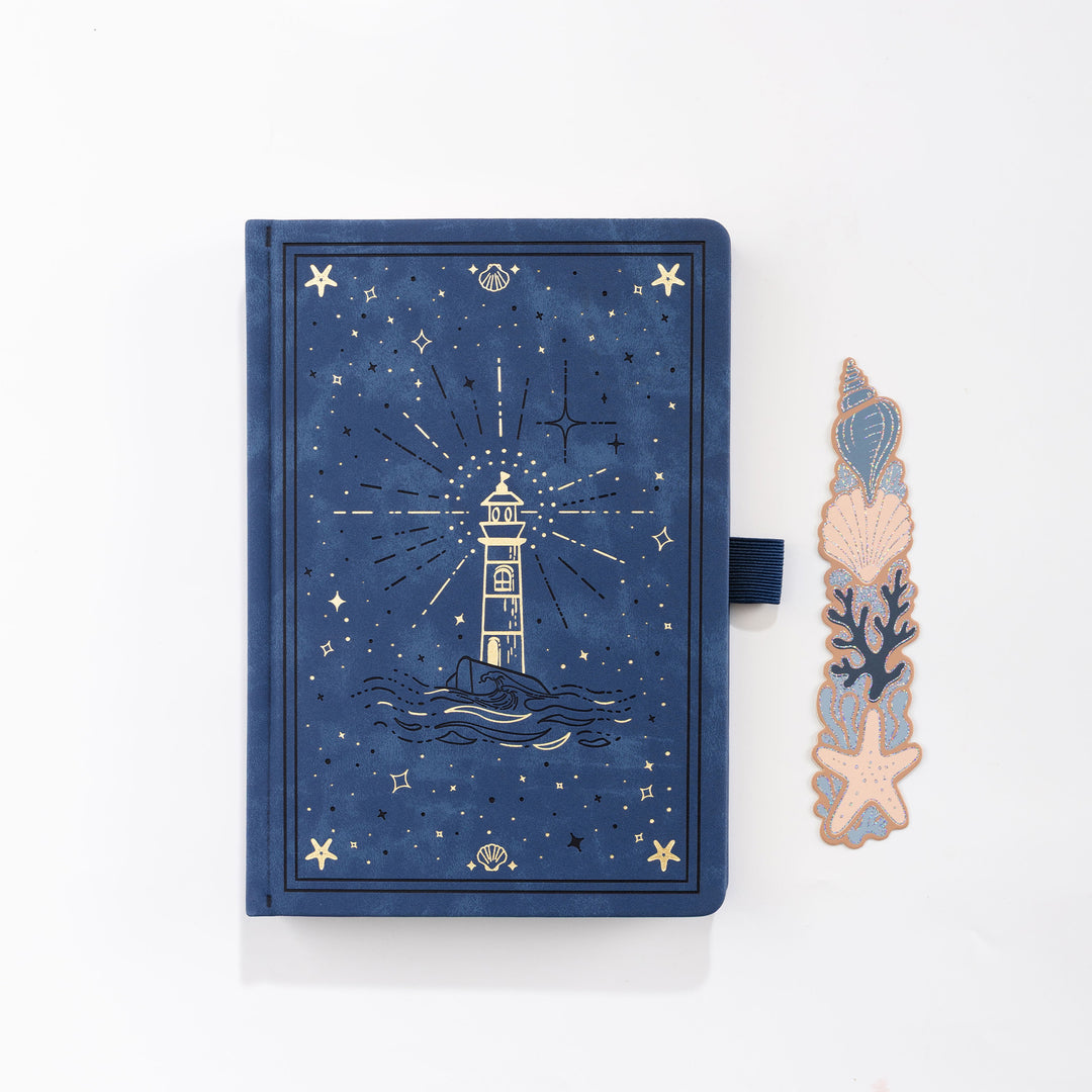 Lighthouse Voyage Notebook - Deep Blue