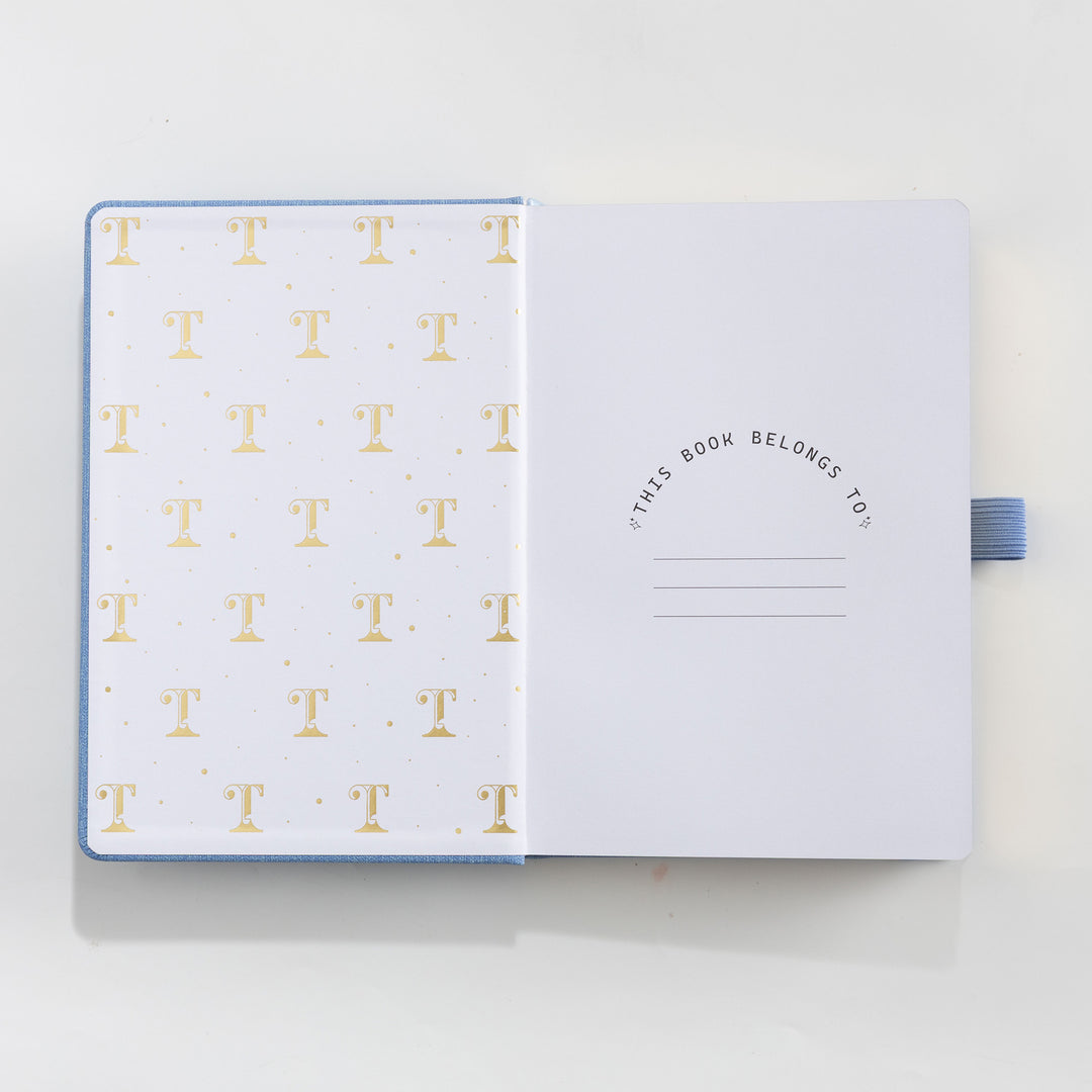 Lighthouse Voyage Notebook - Light Blue