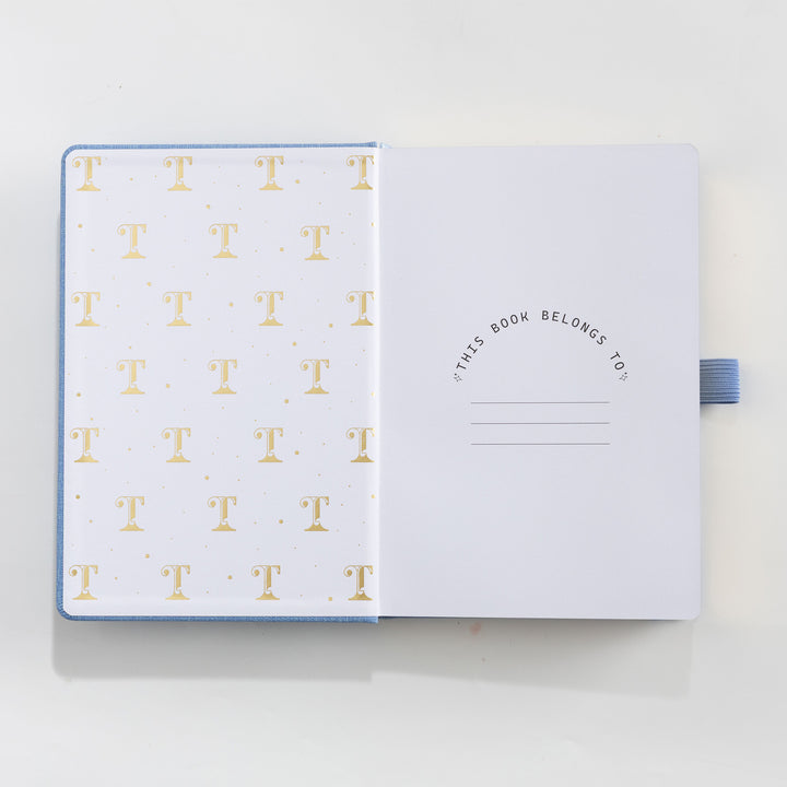 Lighthouse Voyage Notebook - Light Blue