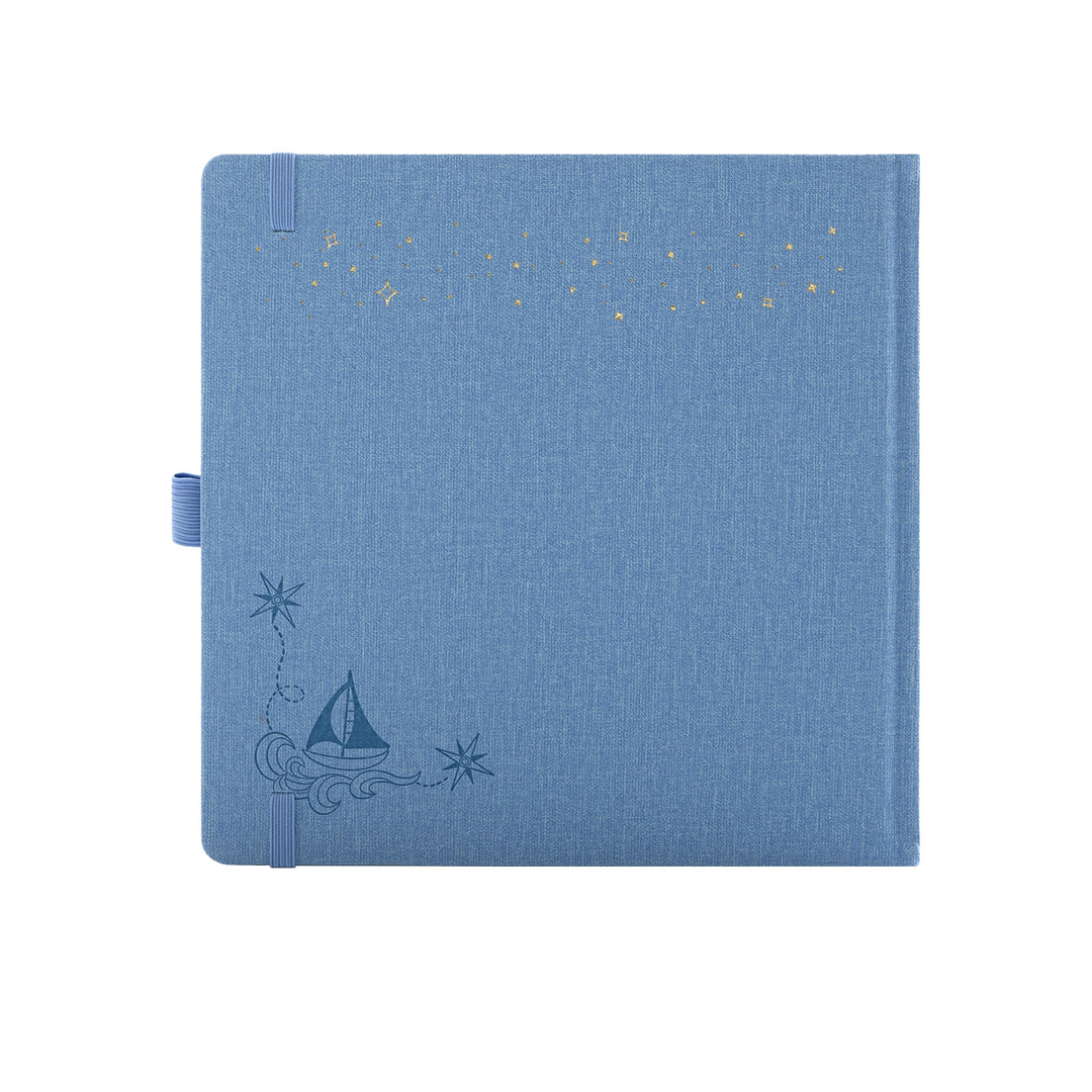 Lighthouse Voyage Notebook - Light Blue