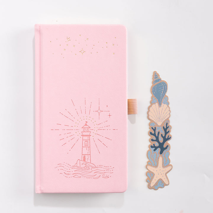 Lighthouse Voyage Notebook - Pink