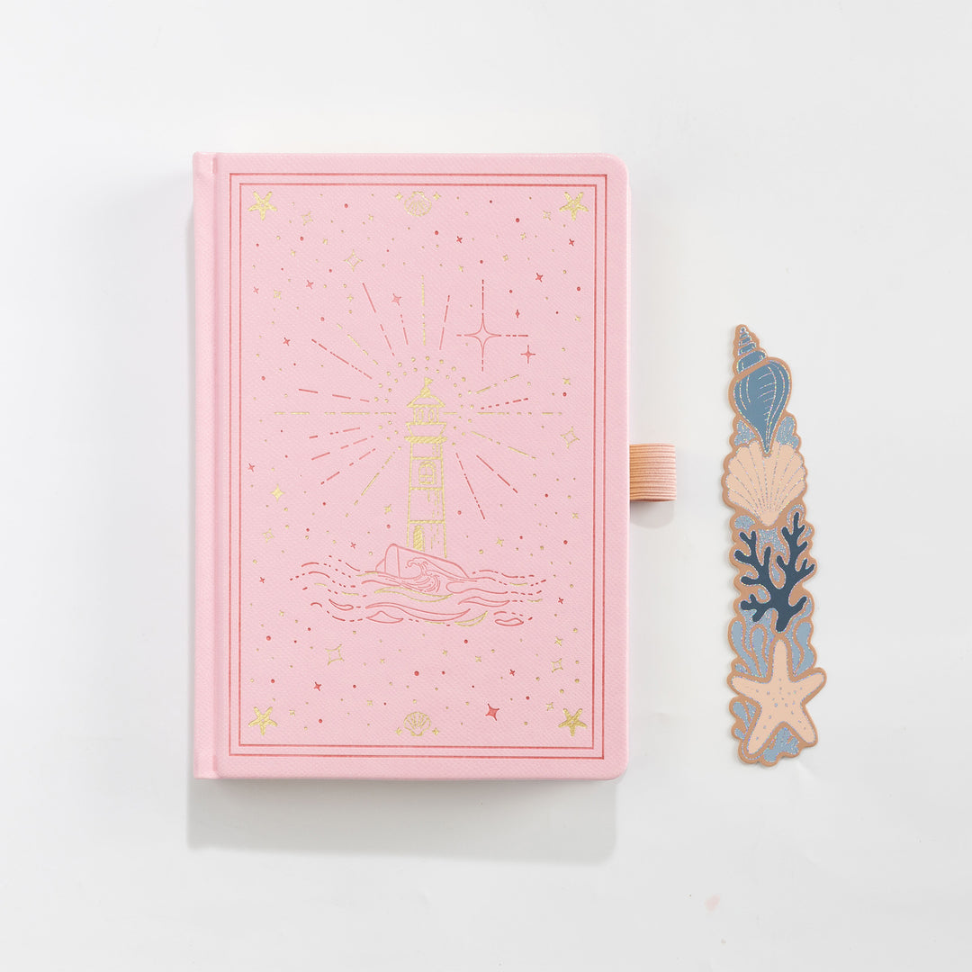 Lighthouse Voyage Notebook - Pink