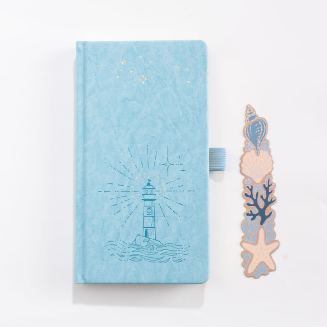 Lighthouse Voyage Travelers Notebook - Minty Blue