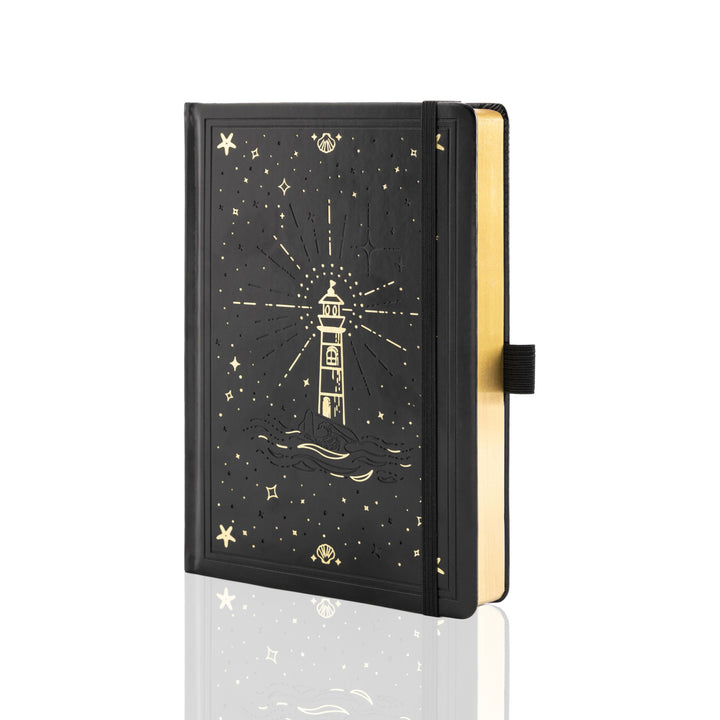 Lighthouse Voyage Notebook - Black