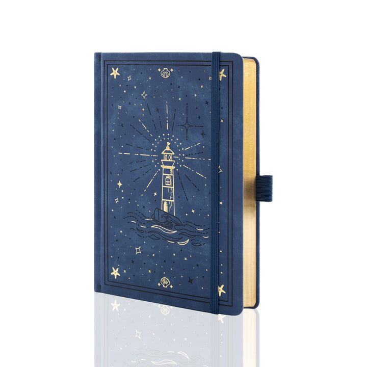 Lighthouse Voyage Notebook - Deep Blue
