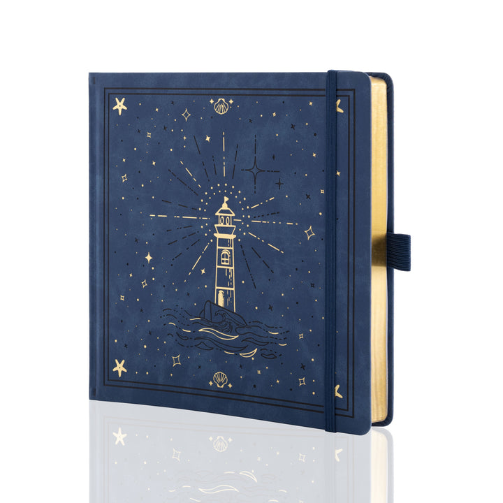 Lighthouse Voyage Notebook - Deep Blue