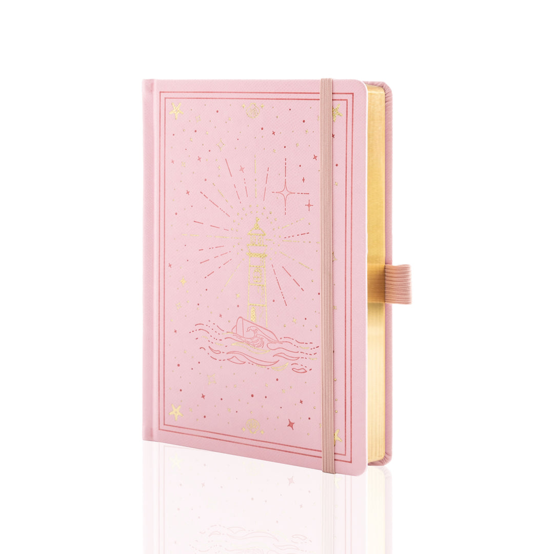 Lighthouse Voyage Notebook - Pink